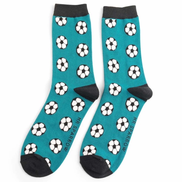 Mens Bamboo Socks - Football